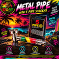 Metal smoking pipe
