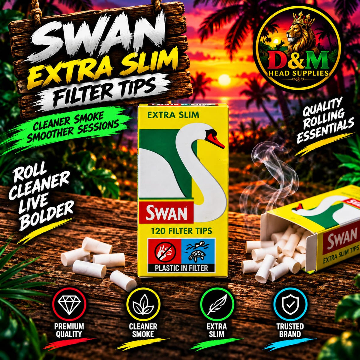 Swan extra slim filters