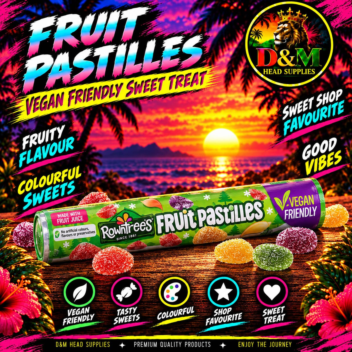 Rowntree's fruit pastels giant tube