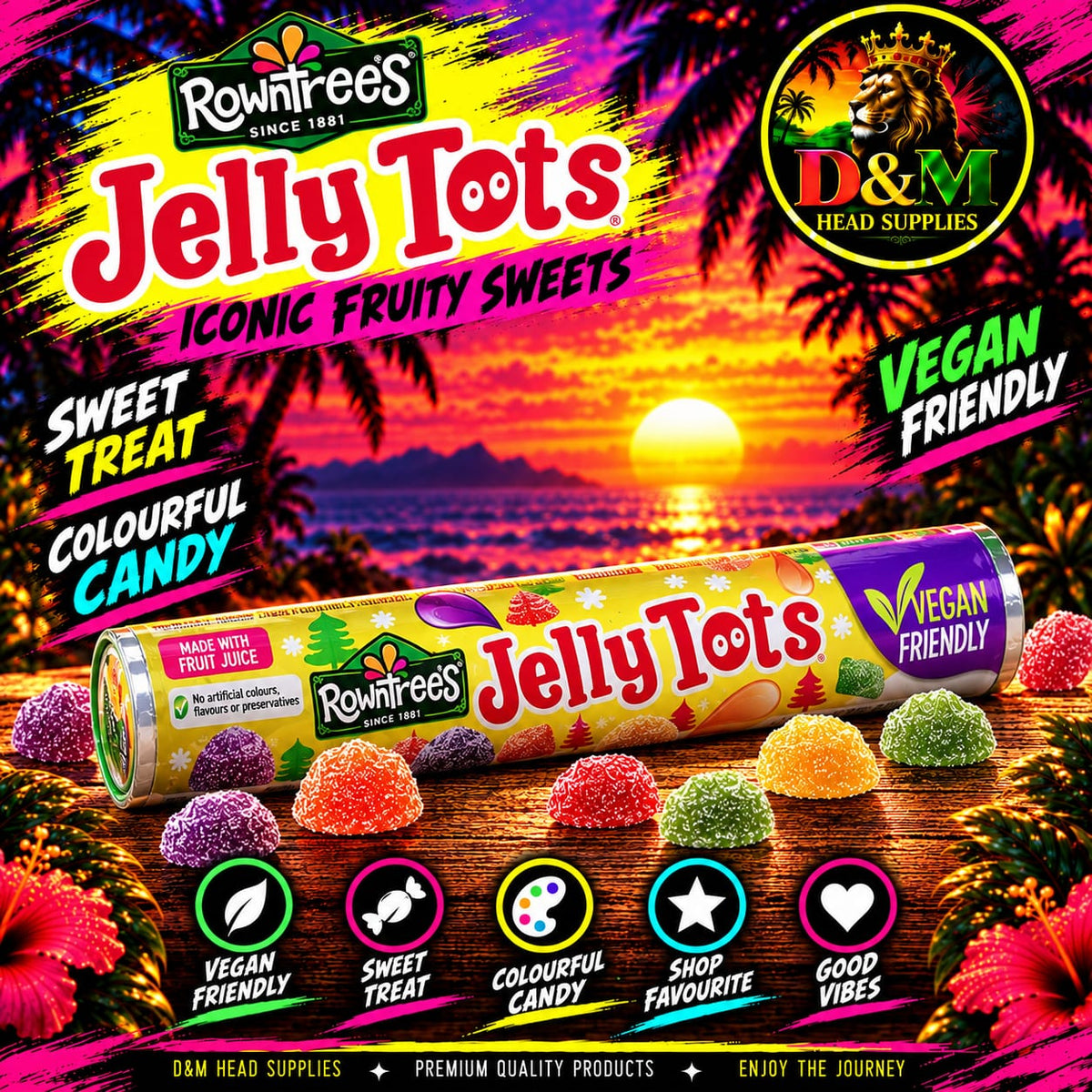 Rowntree's jelly tot giant tube